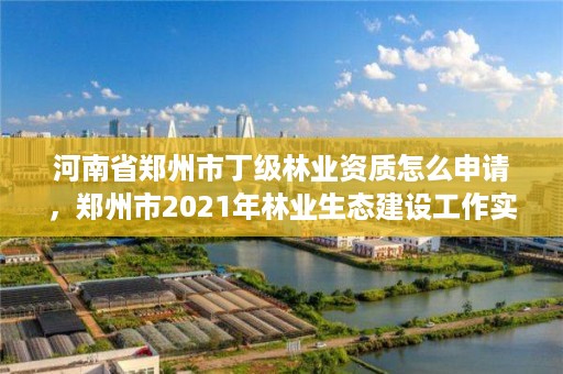 河南省郑州市丁级林业资质怎么申请,郑州市2021年林业生态建设工作实施方案