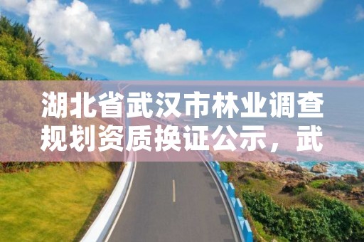 湖北省武汉市林业调查规划资质换证公示，武汉市林业勘察设计院