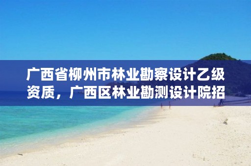 广西省柳州市林业勘察设计乙级资质，广西区林业勘测设计院招聘