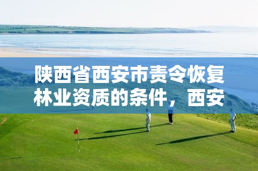 陕西省西安市责令恢复林业资质的条件，西安林业部门