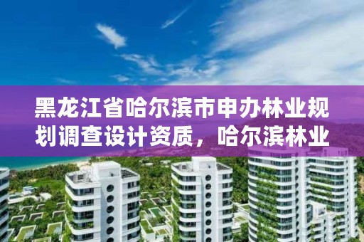 黑龙江省哈尔滨市申办林业规划调查设计资质，哈尔滨林业调查规划有限公司