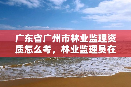 广东省广州市林业监理资质怎么考,林业监理员在哪里考