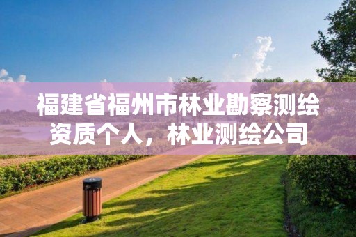 福建省福州市林业勘察测绘资质个人，林业测绘公司