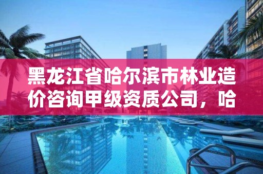 黑龙江省哈尔滨市林业造价咨询甲级资质公司，哈尔滨林业调查规划有限公司