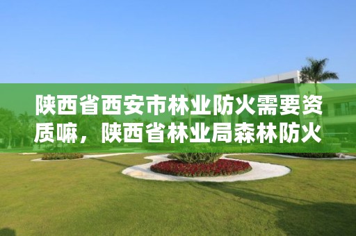 陕西省西安市林业防火需要资质嘛,陕西省林业局森林防火通告