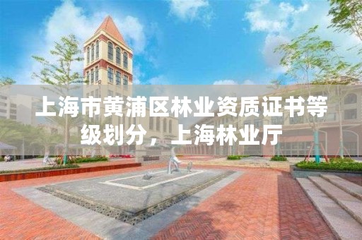 上海市黄浦区林业资质证书等级划分,上海林业厅