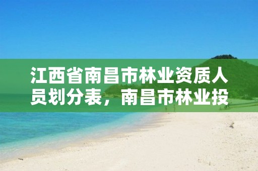 江西省南昌市林业资质人员划分表,南昌市林业投资发展有限公司