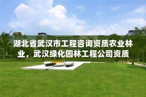 湖北省武汉市工程咨询资质农业林业,武汉绿化园林工程公司资质