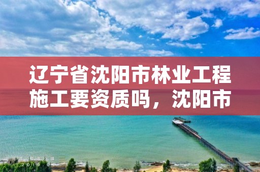 辽宁省沈阳市林业工程施工要资质吗,沈阳市林业建设保护条例