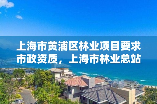 上海市黄浦区林业项目要求市政资质,上海市林业总站 官网