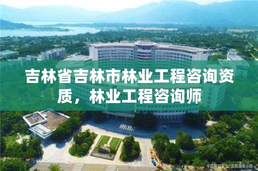 吉林省吉林市林业工程咨询资质，林业工程咨询师