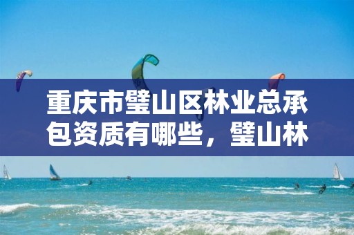 重庆市璧山区林业总承包资质有哪些,璧山林业局家属院二手房