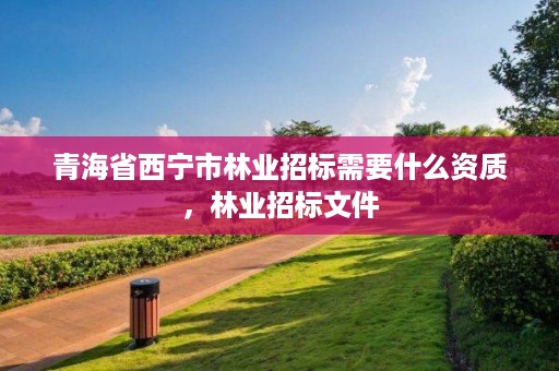 青海省西宁市林业招标需要什么资质，林业招标文件