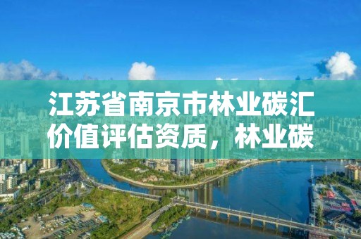 江苏省南京市林业碳汇价值评估资质,林业碳汇资产管理公司