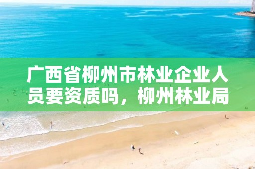 广西省柳州市林业企业人员要资质吗,柳州林业局招聘