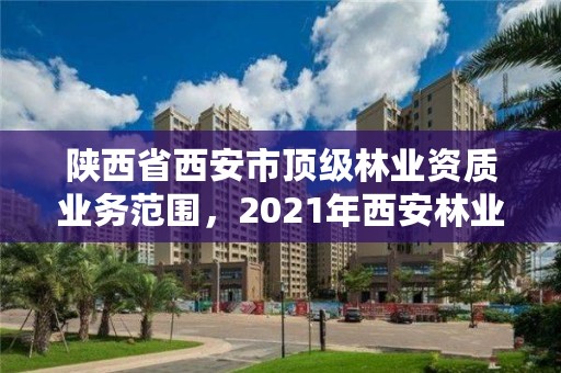 陕西省西安市顶级林业资质业务范围，2021年西安林业系统招聘