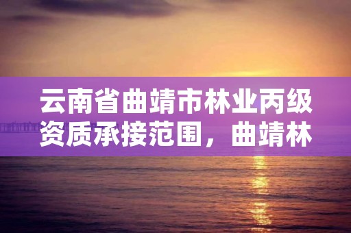 云南省曲靖市林业丙级资质承接范围,曲靖林业公司