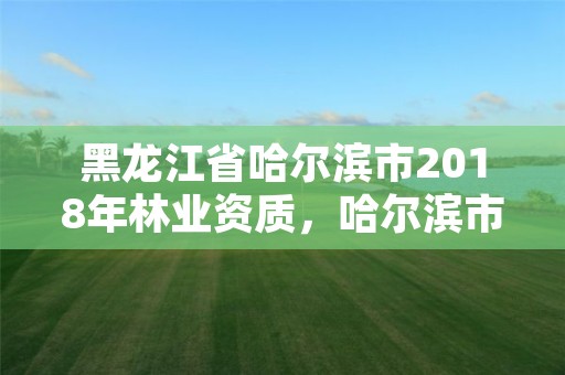 黑龙江省哈尔滨市2018年林业资质,哈尔滨市林业局直属林场