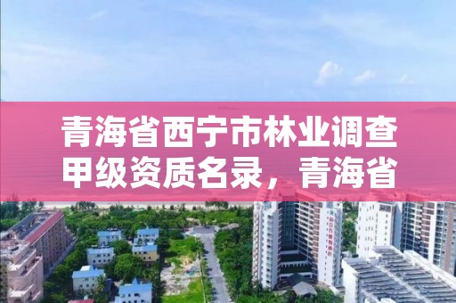 青海省西宁市林业调查甲级资质名录，青海省西宁市林业调查甲级资质名录公示