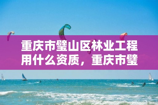 重庆市璧山区林业工程用什么资质,重庆市璧山区林业工程用什么资质施工单位