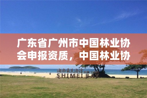 广东省广州市中国林业协会申报资质，中国林业协会成员