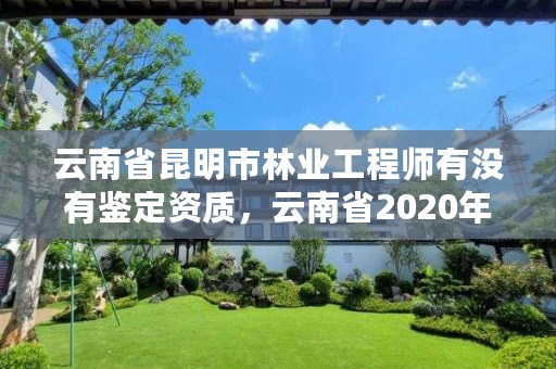 云南省昆明市林业工程师有没有鉴定资质,云南省2020年林业高级工程师评审条件