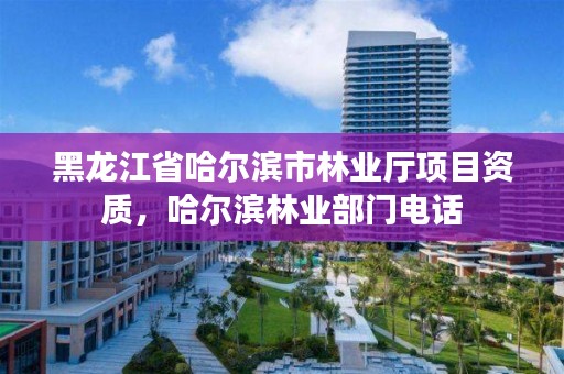 黑龙江省哈尔滨市林业厅项目资质,哈尔滨林业部门电话