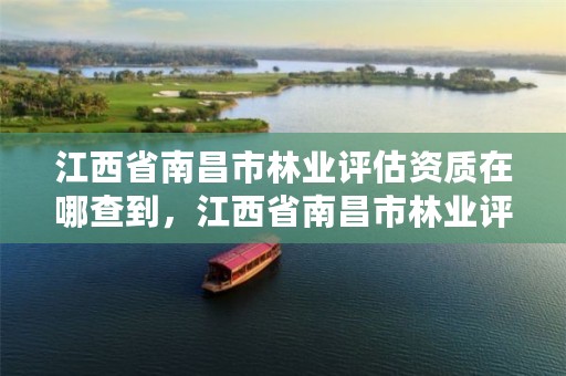 江西省南昌市林业评估资质在哪查到,江西省南昌市林业评估资质在哪查到信息