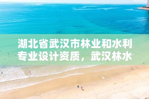 湖北省武汉市林业和水利专业设计资质,武汉林水工程咨询