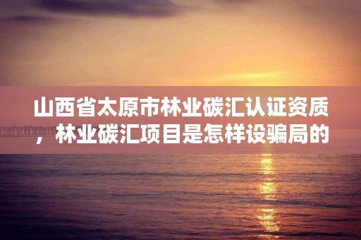 山西省太原市林业碳汇认证资质，林业碳汇项目是怎样设骗局的