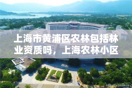 上海市黄浦区农林包括林业资质吗,上海农林小区规划图