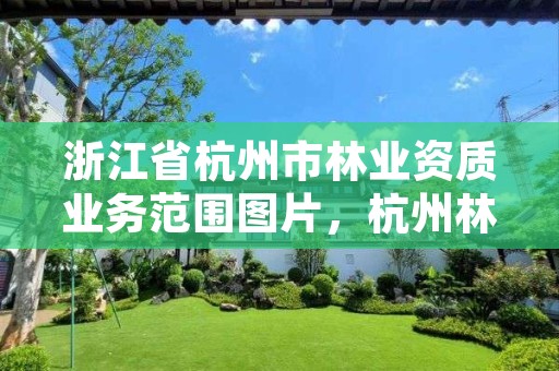 浙江省杭州市林业资质业务范围图片,杭州林业局招聘