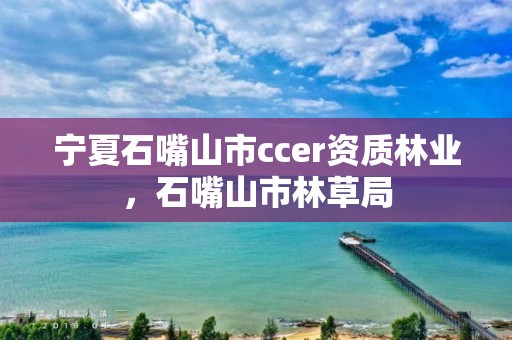 宁夏石嘴山市ccer资质林业,石嘴山市林草局