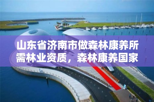 山东省济南市做森林康养所需林业资质,森林康养国家政策