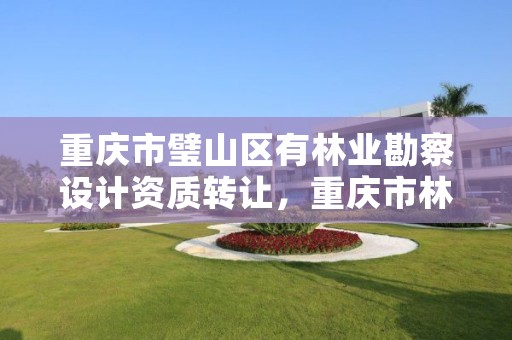 重庆市璧山区有林业勘察设计资质转让,重庆市林业规划设计院电话