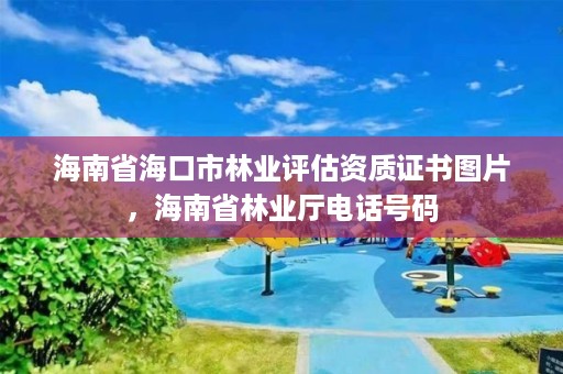 海南省海口市林业评估资质证书图片,海南省林业厅电话号码
