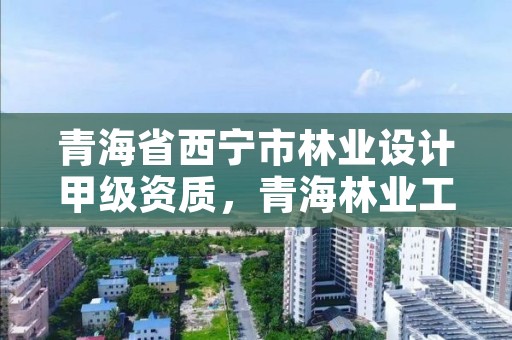 青海省西宁市林业设计甲级资质，青海林业工程咨询中心招聘