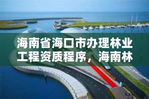 海南省海口市办理林业工程资质程序,海南林业公司