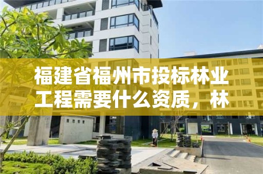 福建省福州市投标林业工程需要什么资质,林业局投标