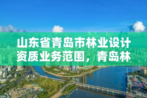 山东省青岛市林业设计资质业务范围,青岛林业投资开发有限公司怎么样