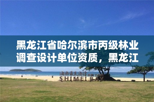 黑龙江省哈尔滨市丙级林业调查设计单位资质,黑龙江省林业调查设计研究院