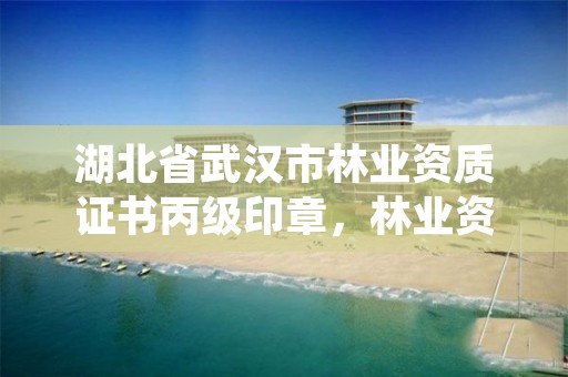 湖北省武汉市林业资质证书丙级印章,林业资质证书怎么办理?