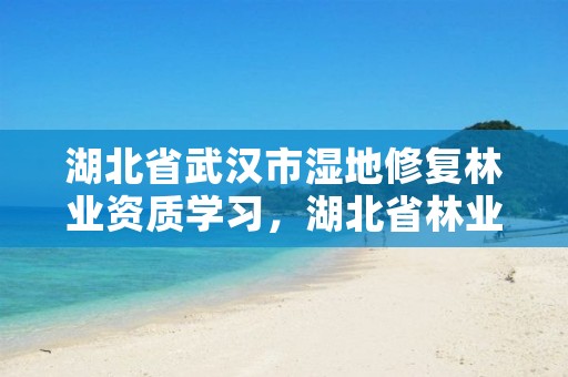 湖北省武汉市湿地修复林业资质学习,湖北省林业局湿地保护中心