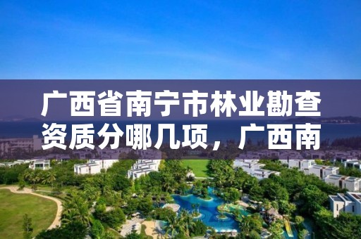 广西省南宁市林业勘查资质分哪几项,广西南宁林业勘测设计院有限公司