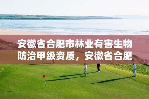 安徽省合肥市林业有害生物防治甲级资质，安徽省合肥林业学校