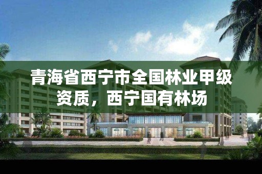 青海省西宁市全国林业甲级资质，西宁国有林场