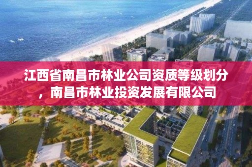 江西省南昌市林业公司资质等级划分,南昌市林业投资发展有限公司