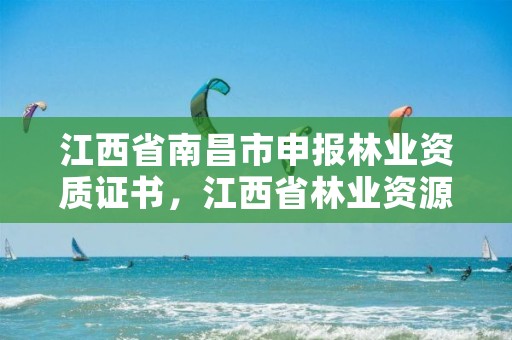 江西省南昌市申报林业资质证书,江西省林业资源监测中心