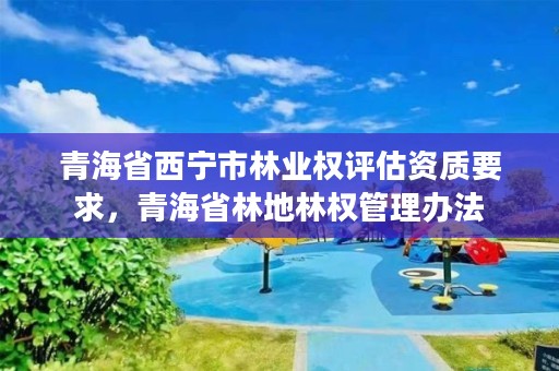 青海省西宁市林业权评估资质要求，青海省林地林权管理办法