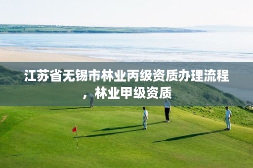 江苏省无锡市林业丙级资质办理流程,林业甲级资质